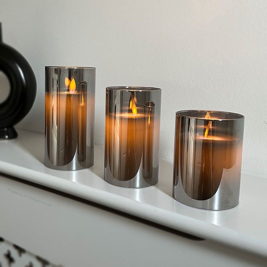 סט מנורות 3 יח׳ - ™The Flameless candle
