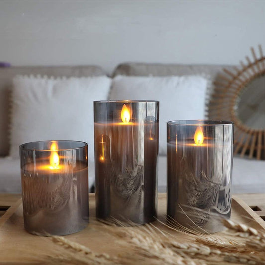 סט מנורות 3 יח׳ - ™The Flameless candle