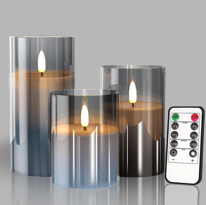סט מנורות 3 יח׳ - ™The Flameless candle